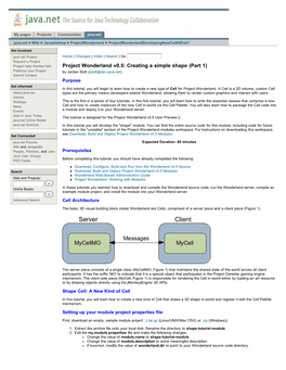 Twiki . Javadesktop . Projectwonderlanddevelopingnewcell05part1