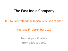 Indian Rebellion of 1857