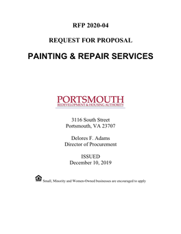 Painting & Repair Services