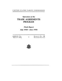 Trade Agreements Program