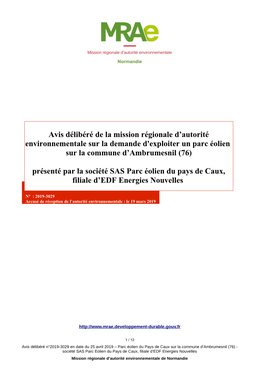 Etude D'impact Sur L'environnement