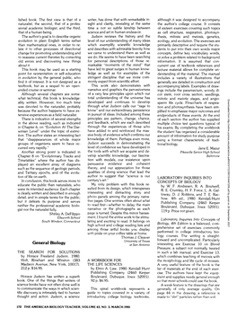 <Article-Title>Laboratory Inquiries Into Concepts of Biology</Article-Title> <Contrib-Group><Contrib> &L