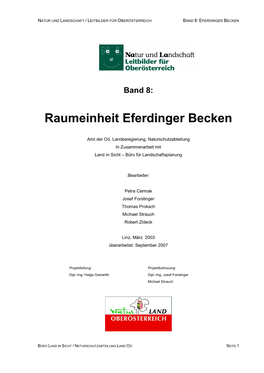 Raumeinheit Eferdinger Becken