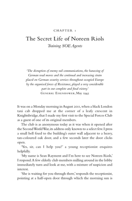 The Secret Life of Noreen Riols Training SOE Agents