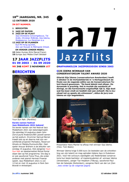 Jazzflits 01 09 2003 - 01 09 2020