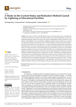 A Study on the Current Status and Reduction Method Caused by Lightning at Educational Facilities