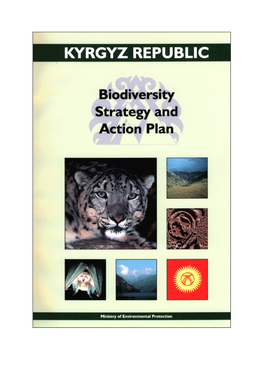 Kyrgyz Republic Biodiversity Strategy and Action Plan