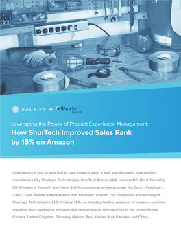How Shurtech Improved Sales Rank by 15% on Amazon