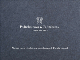 The Short Version of Podnebesnaya & Podnebesny. Pearls and Gems Logo