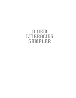 New Literacies Sampler -.:: GEOCITIES.Ws