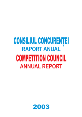 Annual Report Year 2003