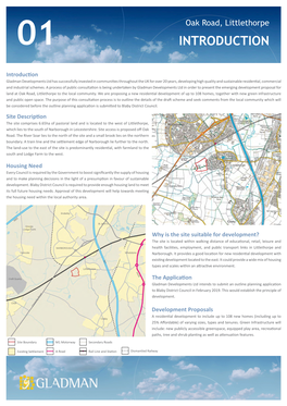 Oak Road, Littlethorpe 01 INTRODUCTION