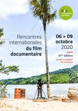 Rencontres Internationales Du Film Documentaire 06 > 09 Octobre 2020