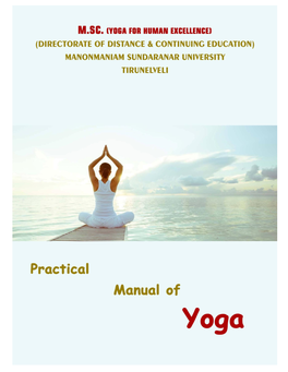 Unit - I : SPECIAL ASANAS