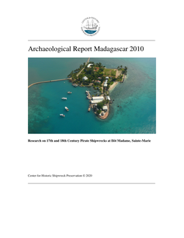 Archaeological Report Madagascar 2010