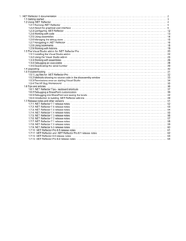 1. .NET Reflector 6 Documentation