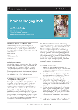 Picnic at Hanging Rock