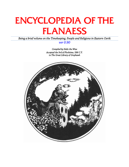 ENCYCLOPEDIA of the FLANAESS Being a Brief Volume on the Timekeeping, People and Religions in Eastern Oerik Ver 0.90