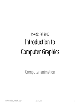 Introduction to Computer Graphics