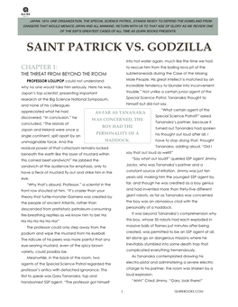 Saint Patrick Vs. Godzilla