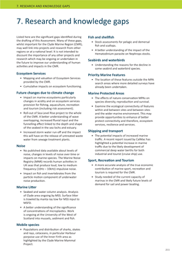 7. Research and Knowledge Gaps