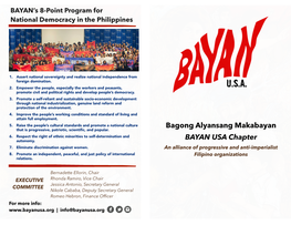 BAYAN USA Brochure Feb 2016