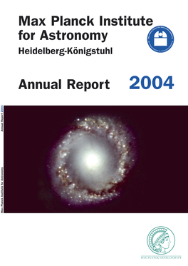 Max Planck Institute for Astronomy Heidelberg-Königstuhl