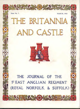 THE JOURNAL of the Is'east ANGLIAN REGIMENT (ROYAL NORFOLK