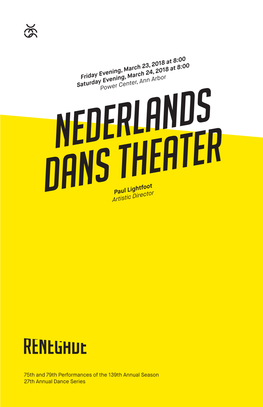 Nederlands Dans Theater in Shoot the Moon; Photographer: Rahi Rezvani