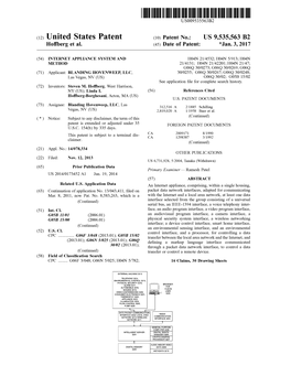 (12) United States Patent (10) Patent No.: US 9,535,563 B2 Hoffberg Et Al