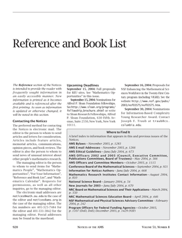 Reference and Book List, Vol. 51, Number 8