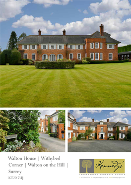 Walton House | Withybed Corner | Walton on the Hill | Surrey