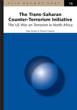 The Trans-Saharan Counter-Terrorism Initiative: the US