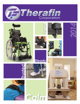 Therafin Custom Seating, Positioning, & Accessories Catalog 2014