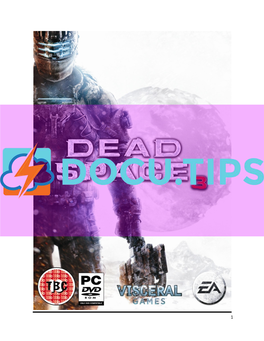 DEAD SPACE 3 – EA - Video Game Preview – February 5, 2013