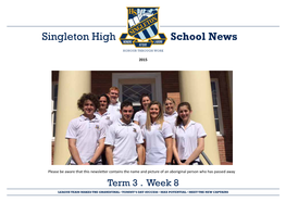 Singleton High School News