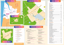 Liste Des Rues Plan De Situation Services