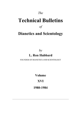 Dianetics and Scientology