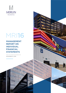 Management Report on Individual Financial Statements