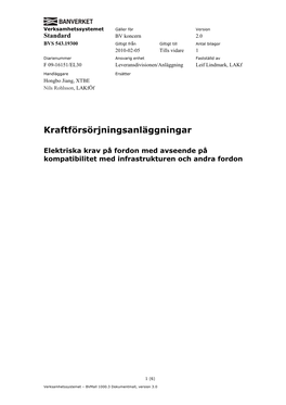 Kraftförsörjningsanläggningar