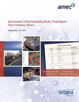 Stormwater Utility Feasibility Study