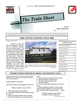 The Train Sheet