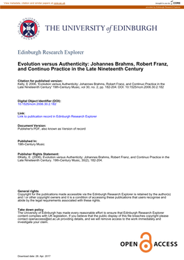 Edinburgh Research Explorer