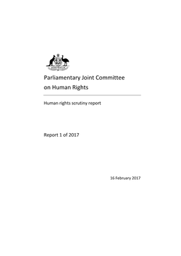 Parliamentary Joint Committee on Human Rights