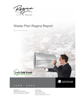 Waste Plan Regina Report