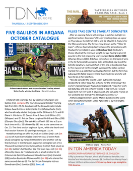 Tdn Europe • Page 2 of 10 • Thetdn.Com Thursday • 12 September 2019