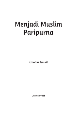 Menjadi Muslim Paripurna