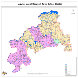 Aquifer Map of Hadagalli Taluk, Bellary District ´