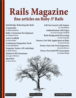 Rails Magazine Issue 5