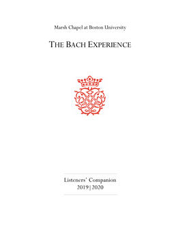 The Bach Experience